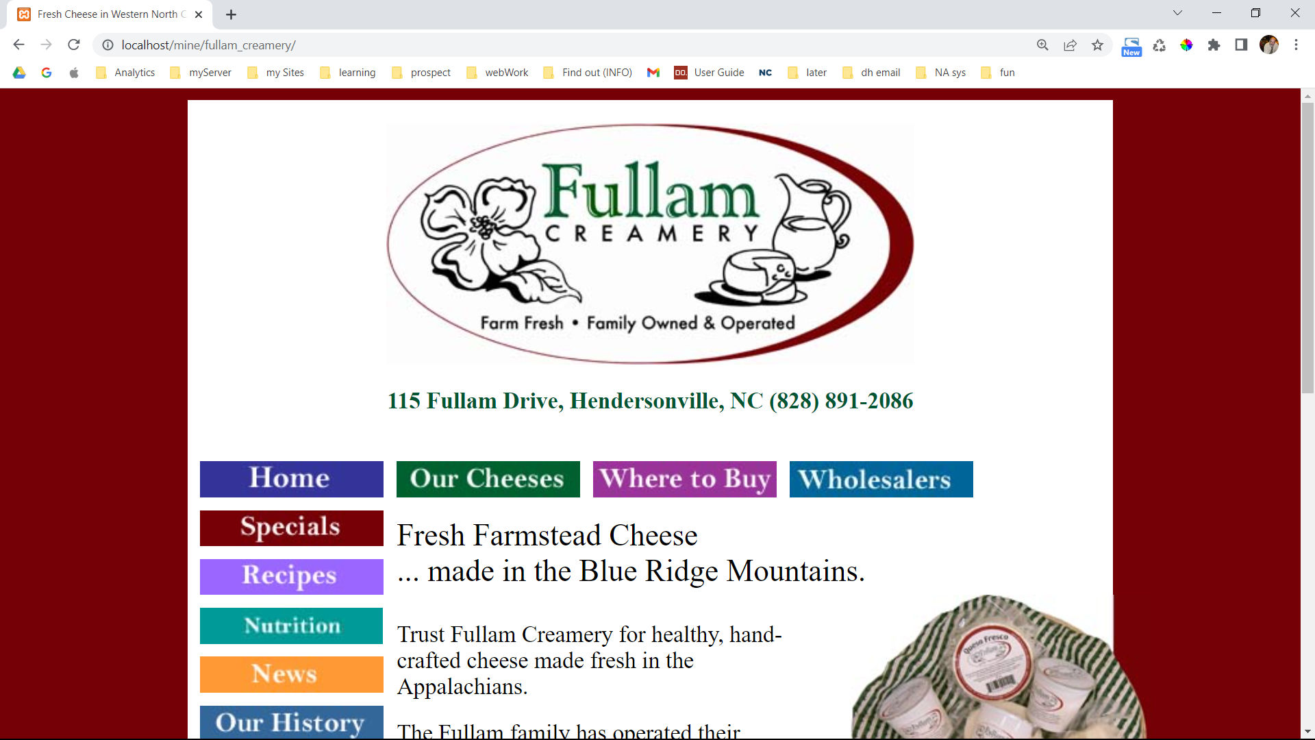 fultoncreamery website