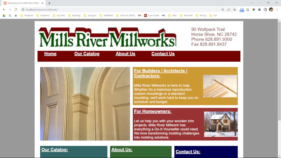 mrmillwork.com website